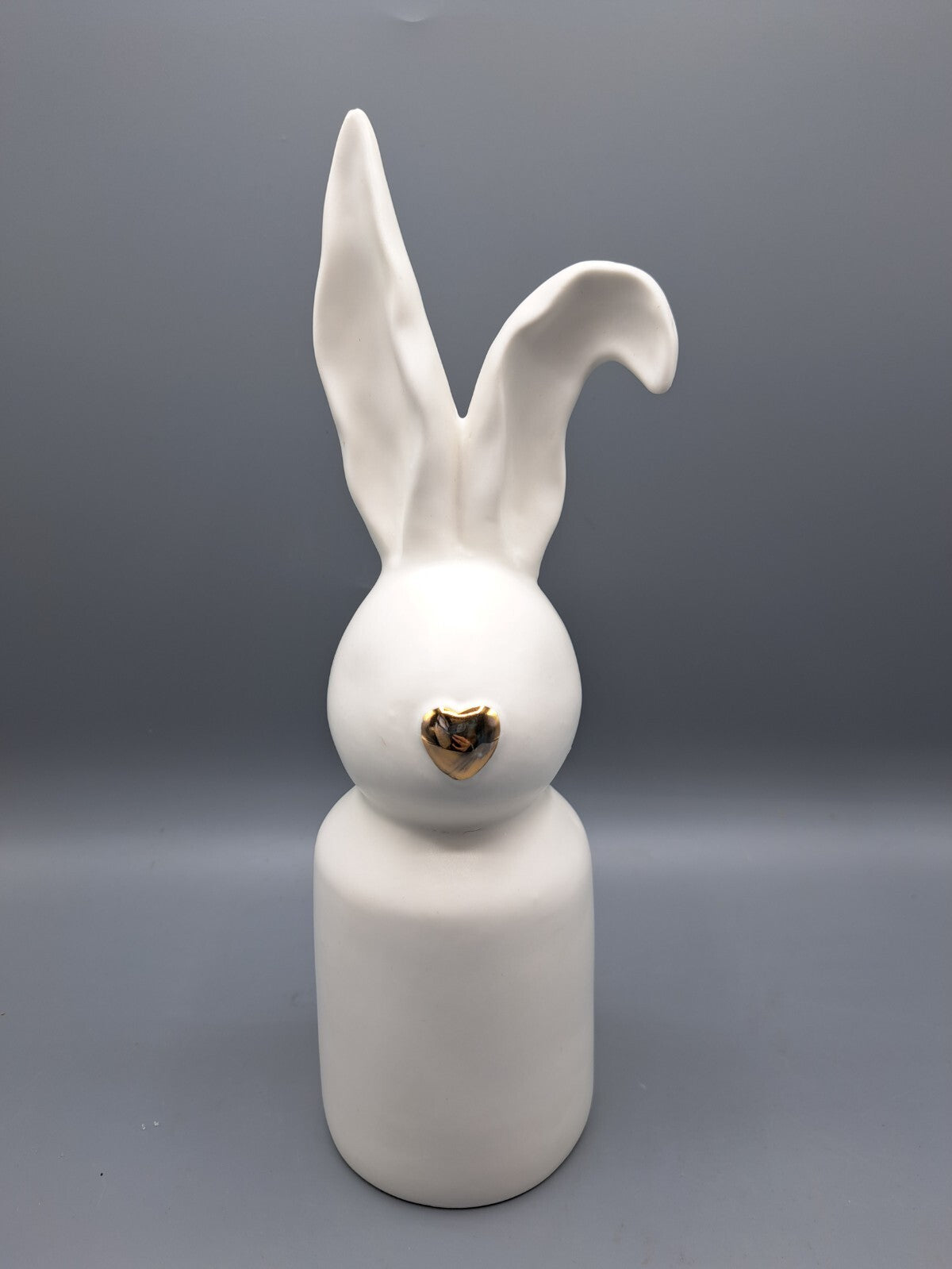 Tchibo Vase, Hase, Keramik mit Herznase